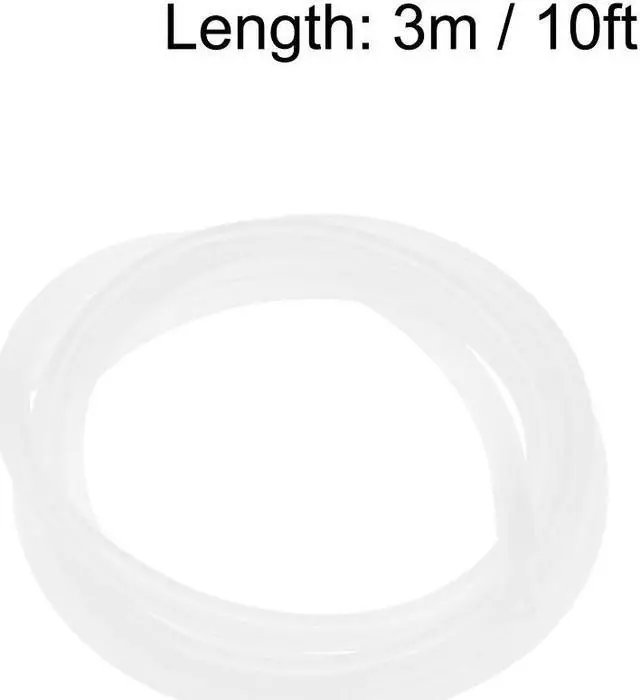 Alt view image 3 of 7 - Clear Rigid Acrylic Pipe 12mm(1/2") ID x 16mm(5/8") OD x 0.5m(20") Round Tube Tubing