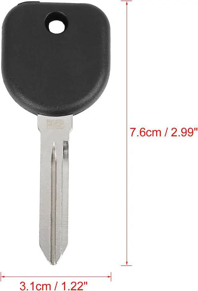 Alt view image 2 of 5 - PK3 Chipped Uncut Ignition Key Entry Remote Fob Control B99PT for Chevrolet Uplander 2007-2009