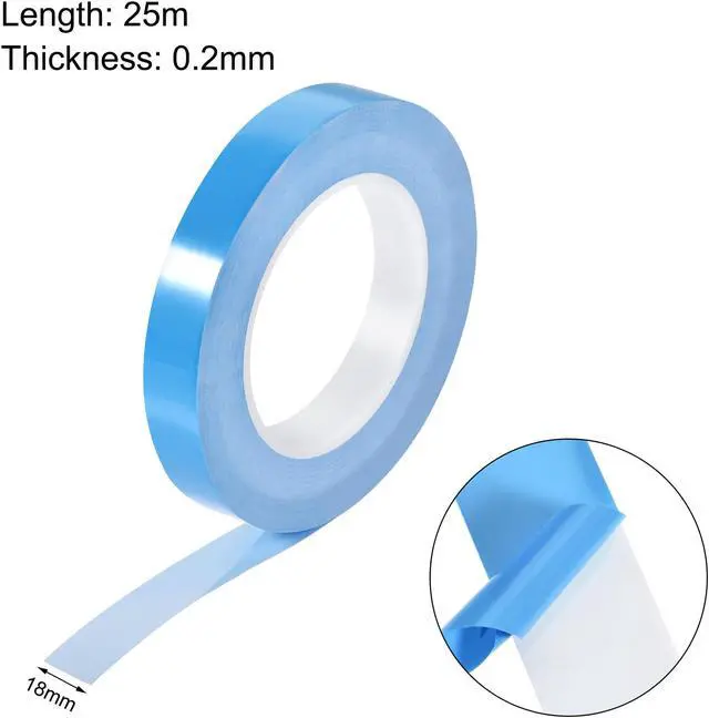 Alt view image 2 of 3 - Thermal Adhesive Tape Thermally Conductive Tape 18mm x 25m for Coolers, LED Strips
