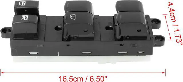 Alt view image 6 of 6 - 25401-ED500 Power Window Switch Front Driver Left Side for Nissan Versa 2007-2009