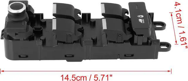 Alt view image 2 of 6 - LR078894 Power Window Switch Front Driver Left Side for Land Rover Range Rover Sport 2015-2017