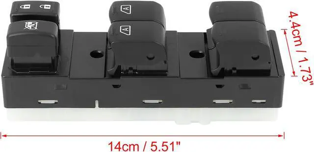 Alt view image 6 of 6 - 25401-1AA5D Power Window Switch Front Driver Left Side for Nissan