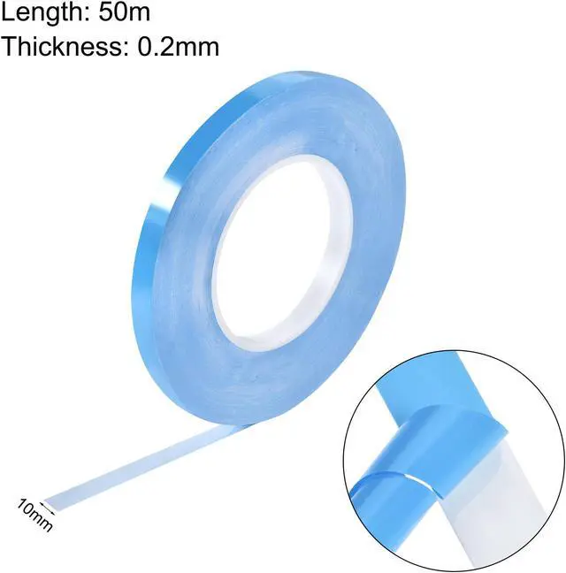 Alt view image 2 of 3 - Thermal Adhesive Tape Thermally Conductive Tape 10mm x 50m for Coolers, LED Strips