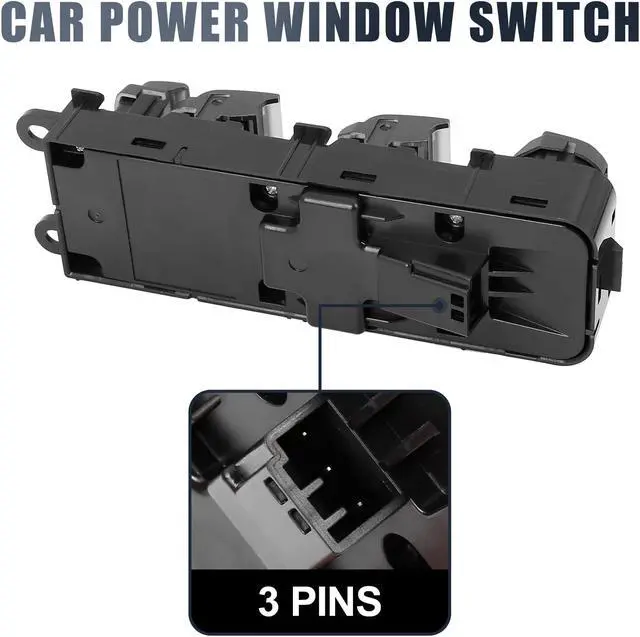 Alt view image 4 of 6 - FK72-14540-AC Power Window Switch Front Driver Left Side for Land Rover Discovery Sport 2015-2018