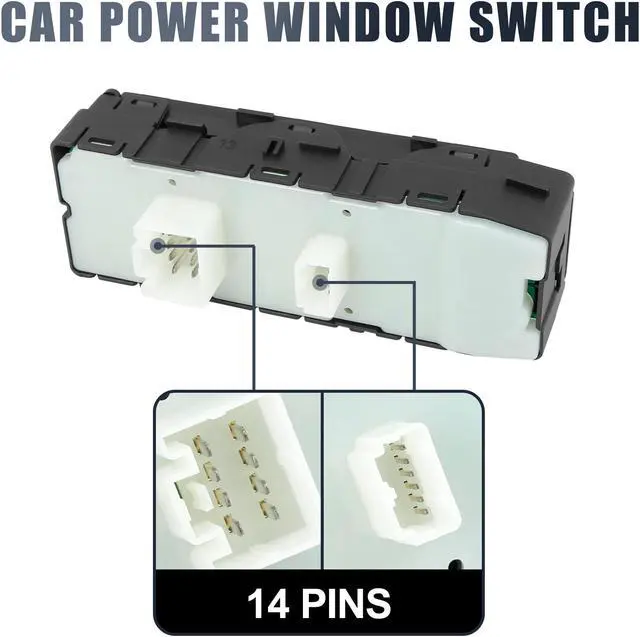 Alt view image 4 of 6 - 04602781AA Power Window Switch Front Driver Left Side for Ram for Jeep for Dodge