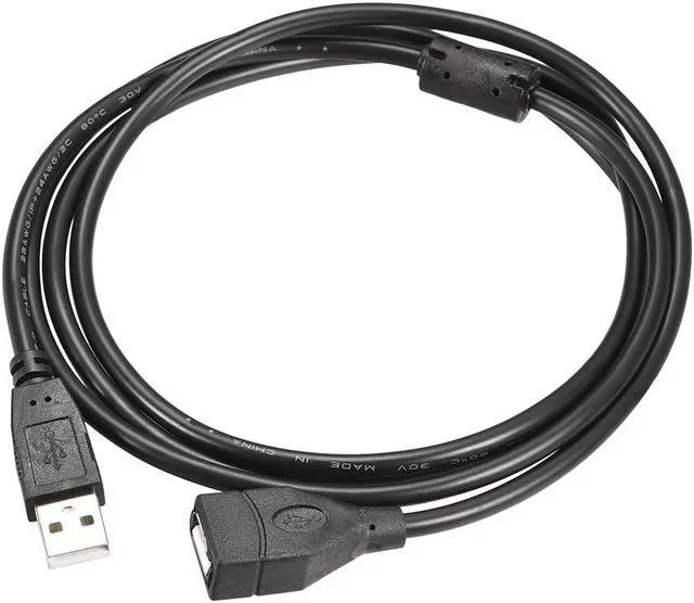 Main image of USB Extension Cable,1.5m Length Type a Male to USB a Female USB Wire Black