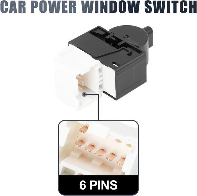 Alt view image 4 of 6 - 25411-2S700 Power Window Switch Rear Left Side for Nissan Frontier 2000-2004