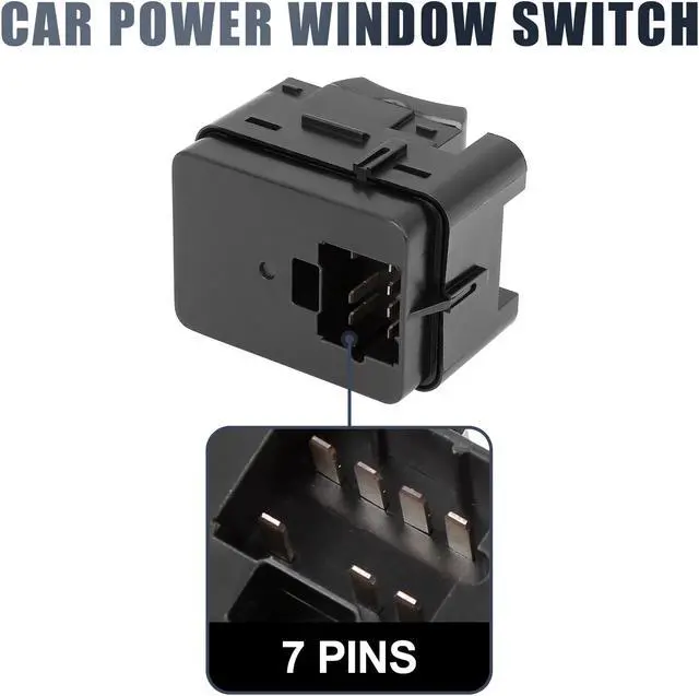 Alt view image 4 of 6 - 19244863 Power Window Switch Front Driver Left Side for Chevrolet Express 2500