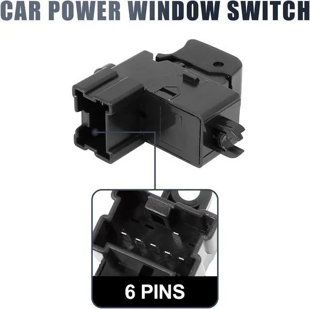 Alt view image 4 of 6 - 25411-EA003 82960 EA300 Power Window Switch Front Right Side for Nissan Frontier Pathfinder Xterra