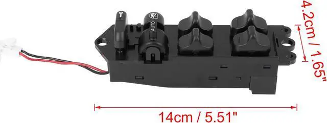 Alt view image 6 of 6 - 25401-1E400 25401-1E401 Power Window Switch Front Driver Left Side for Nissan Altima 1993-1994