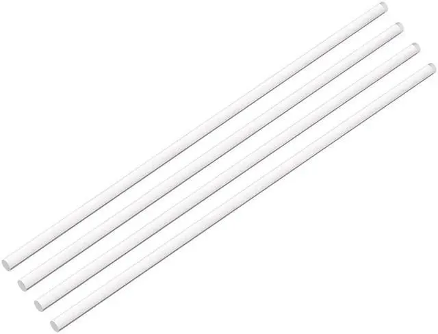 Alt view image 6 of 7 - 3mmx200mm Transparent Clear Solid Acrylic Round Rod PMMA Bar 4pcs