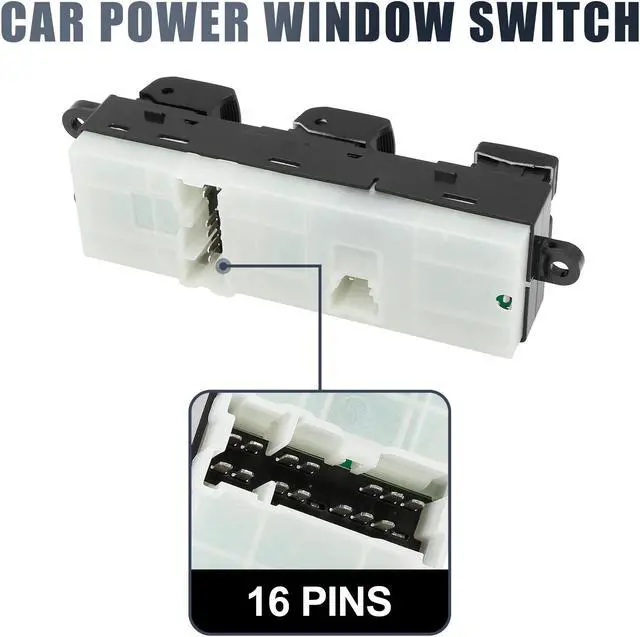 Alt view image 4 of 6 - 25401-JA01B Power Window Switch Front Driver Left Side for Nissan Altima 2007-2011