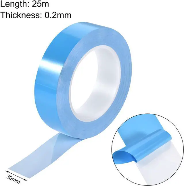 Alt view image 2 of 3 - Thermal Adhesive Tape Thermally Conductive Tape 30mm x 25m for Coolers, LED Strips