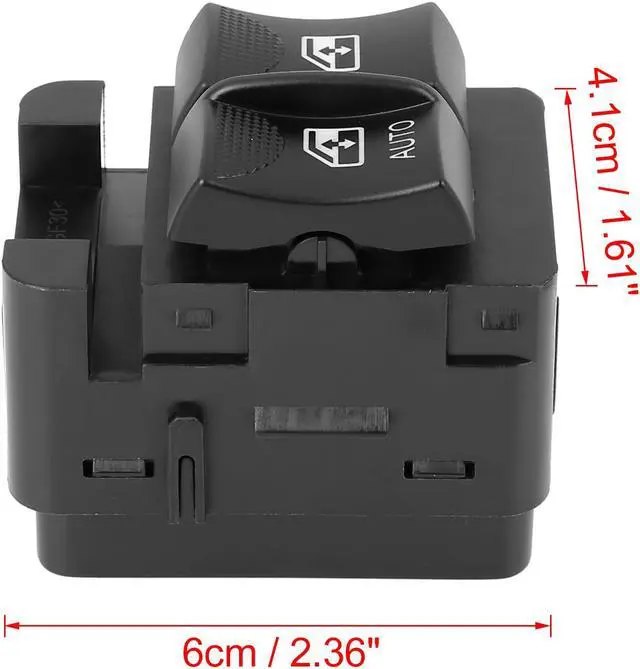 Alt view image 6 of 6 - 19244863 Power Window Switch Front Driver Left Side for Chevrolet Express 2500