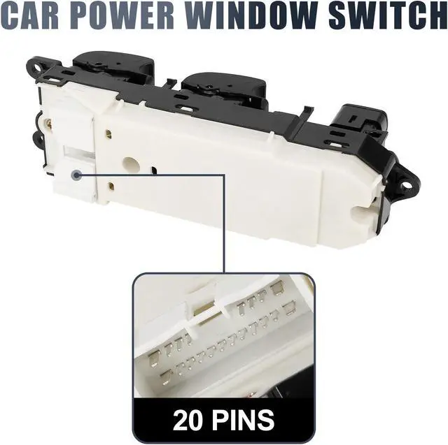 Alt view image 4 of 7 - 84820-60100 Power Door Window Switch Front Driver Left Side for Lexus LX470 1998-2002