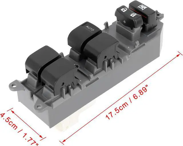 Alt view image 6 of 7 - 84820-12520 Power Door Window Switch Front Driver Left Side for Toyota RAV4 2006-2012
