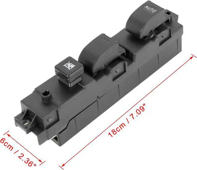 Alt view image 2 of 7 - 84820-37033 Automobile Power Door Window Switch Front Driver Left Side Black for Hino