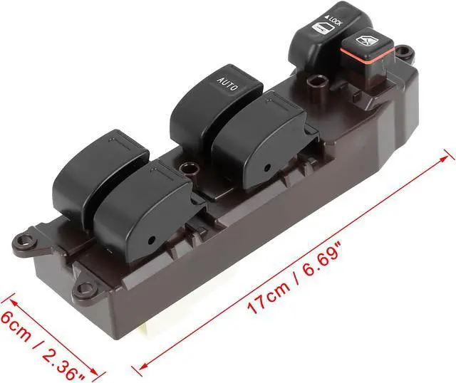 Alt view image 6 of 7 - 84820-04020 Car Power Door Window Switch Front Driver Left Side Replacement for Toyota Tacoma 2001-2004