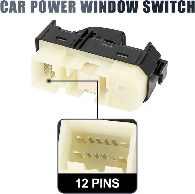 Alt view image 4 of 7 - 84030-60022 Power Door Window Switch Front Right Side for Toyota Land Cruiser 1998-2007