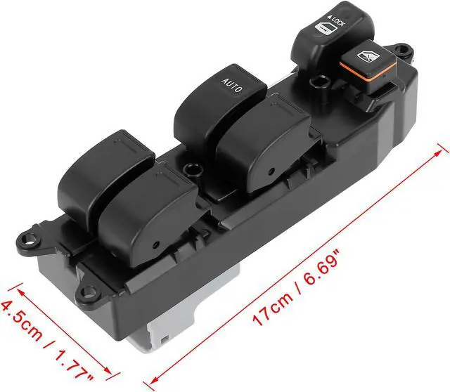 Alt view image 6 of 7 - 84820-0K100 Power Door Window Switch Front Driver Left Side for Toyota Hilux 2004-2009