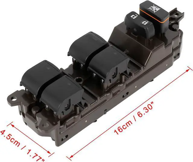 Alt view image 6 of 7 - 84040-33070 Power Door Window Switch Front Driver Left Side for Lexus ES350 2007-2012