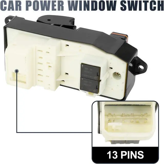 Alt view image 4 of 7 - 84820-08020 Car Power Door Window Switch Front Driver Left Side Replacement for Toyota Sienna 2001-2003