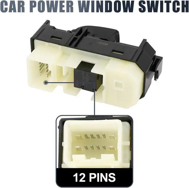 Alt view image 4 of 7 - 84030-60023 Power Door Window Switch Front Right Side for Toyota Land Cruiser 1998-2007