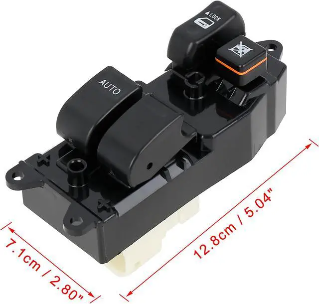 Alt view image 6 of 7 - 84820-08020 Car Power Door Window Switch Front Driver Left Side Replacement for Toyota Sienna 2001-2003