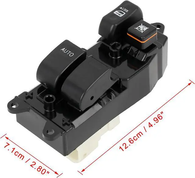 Alt view image 6 of 7 - 84820-42160 Car Power Door Window Switch Front Driver Left Side Replacement for Toyota RAV4 2000-2005
