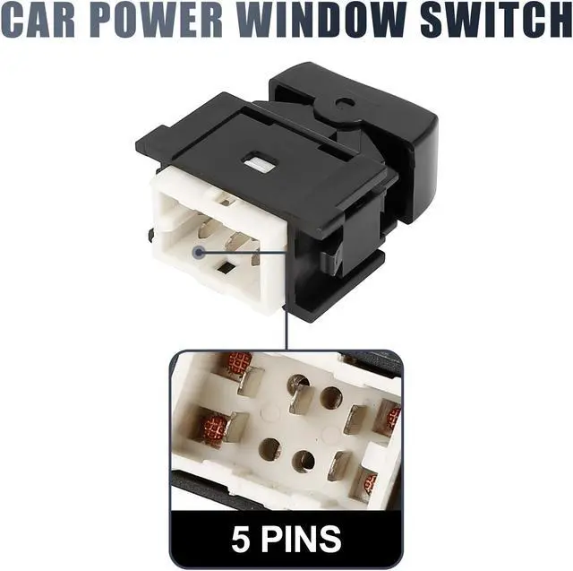 Alt view image 4 of 7 - 84810-32050 Power Door Window Switch Front Left Rear Left or Right Side for Toyota