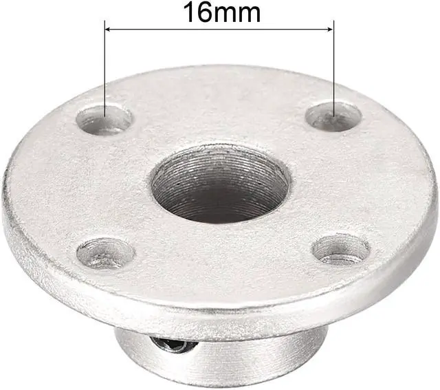 Alt view image 2 of 4 - 10mm Inner Dia H13*D16 Rigid Flange Coupling Motor Guide Shaft Coupler Motor Connector for DIY Parts 4Pcs