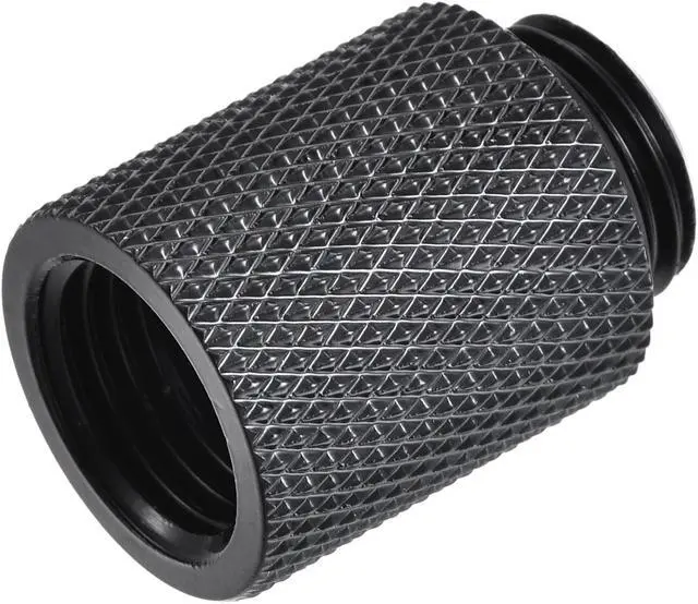 Alt view image 6 of 7 - Male to Female Extender Fitting G1/4 x 20mm for PC Water Cooling System Black