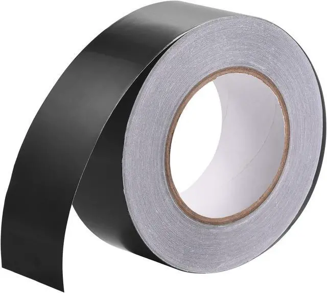 Alt view image 3 of 4 - 50mm Aluminum Foil Tape High Temperature Tape for HVAC, Sealing, Patching Hot and Cold Air Ducts Single Sided Adhesive Tape 50m/164ft Black