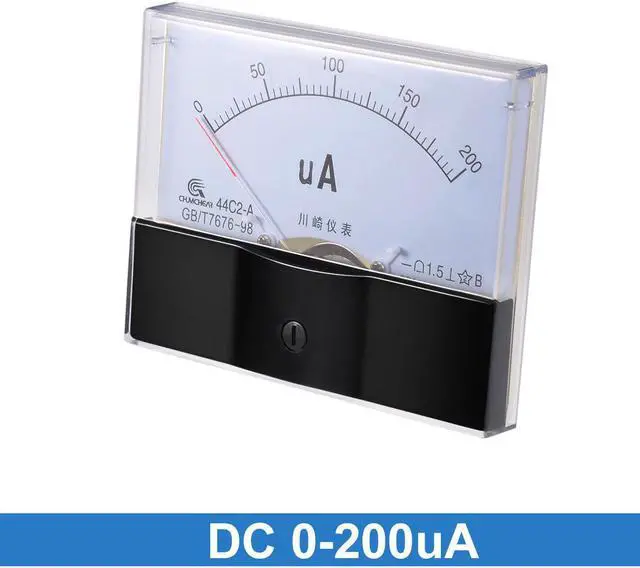 Alt view image 2 of 4 - 44C2-A Analog Current Panel Meter DC 200uA Ammeter for Circuit Testing Ampere Tester Gauge 1 PCS
