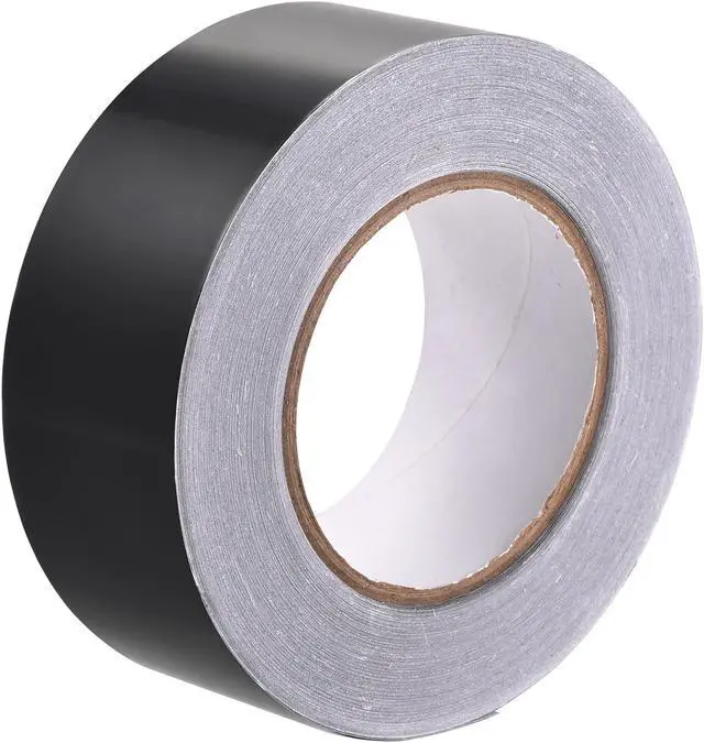 Main image of 50mm Aluminum Foil Tape High Temperature Tape for HVAC, Sealing, Patching Hot and Cold Air Ducts Single Sided Adhesive Tape 50m/164ft Black