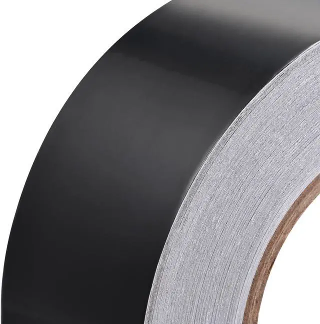 Alt view image 4 of 4 - 50mm Aluminum Foil Tape High Temperature Tape for HVAC, Sealing, Patching Hot and Cold Air Ducts Single Sided Adhesive Tape 50m/164ft Black