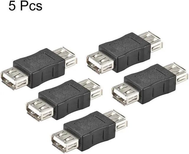 Alt view image 2 of 3 - USB a Female to Female Extension Connector, USB Female to Female Coupler, USB Type-A to USB Type-A Female Extender 5pcs
