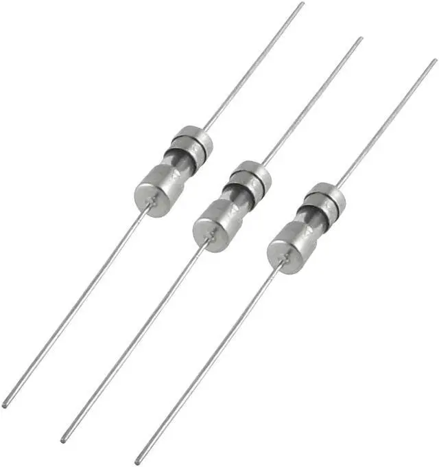 Main image of 10 Pcs Axial Lead Slow Blow 3.6 x 10mm Glass Fuse 250V 250mA