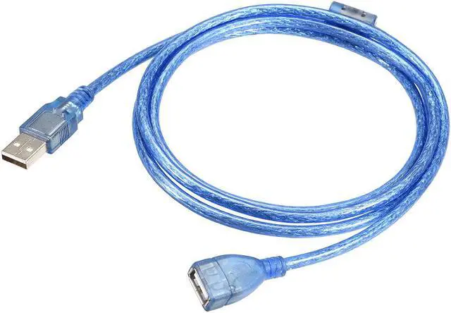 Main image of USB Extension Cable,1.5m Length Type a Male to USB a Female USB Wire Blue