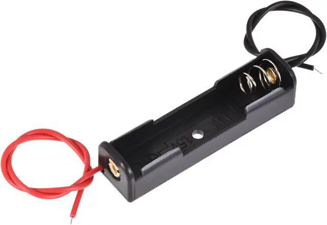Main image of Battery Case Storage Box 1 Slot x 1.5V 2-Wire Lead for 1 x AAA Battery 10 Pcs