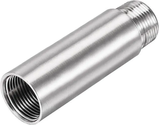 Main image of Shower Head Extension Arm Stainless Steel G3/4 Male to G3/4 Female Thread 100mm Length Cast Pipe Fitting Coupler