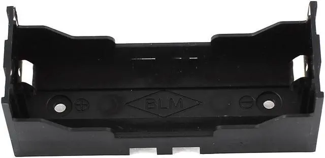 Alt view image 2 of 2 - Plastic Single 26650 Battery Holder Case Storage Box 6Pcs Black