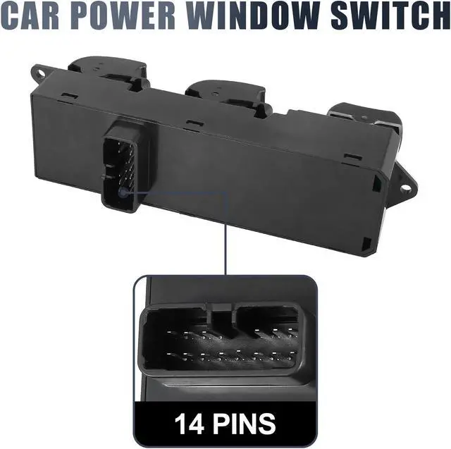 Alt view image 4 of 6 - Front Left Side Master Power Window Switch Lift Button Panel for Mitsubishi Galant 2008-2009 MR587943