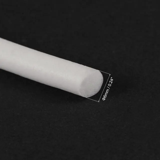 Alt view image 3 of 4 - 1/4"(6mm) Soft Silicone Bending Insert Tube for Rigid Tubing 16ft White