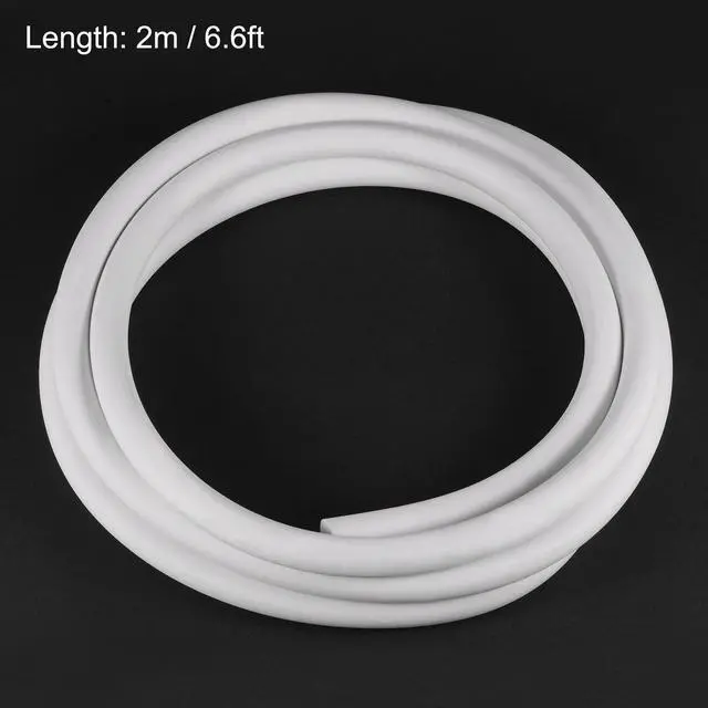 Alt view image 2 of 4 - 10mm Soft Silicone Bending Insert Tube for Rigid Tubing 6.6ft White