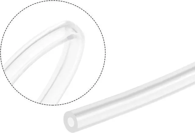 Alt view image 4 of 5 - Clear Silicone Tubing, 1/8"(3.2mm) ID 1/4"(6.4mm) OD 15ft, Flexible Silicone Tube Water Hose for Pump Transfer