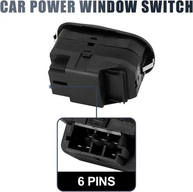 Alt view image 4 of 6 - 6554.WQ 6554WQ Car Power Window Control Switch Master Window Switch for Peugeot 206 2000-2008