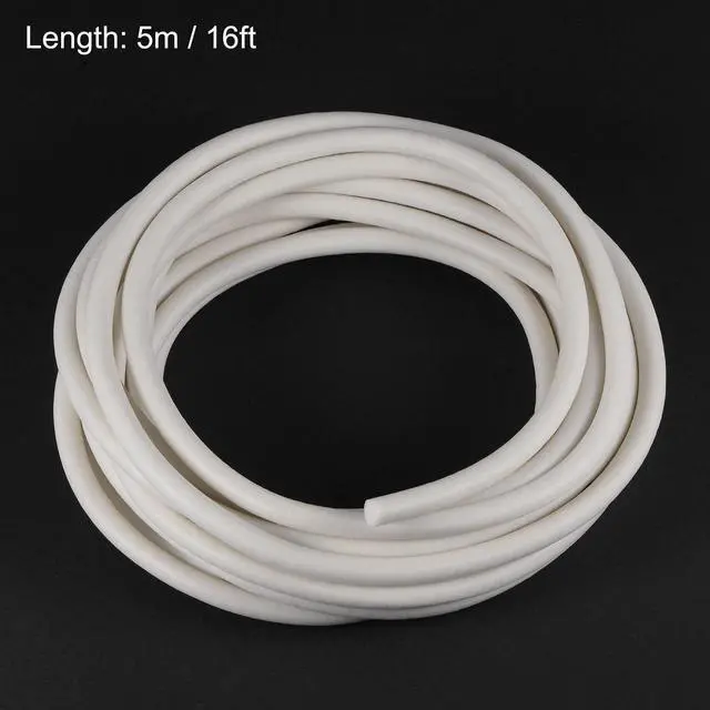Alt view image 2 of 4 - 1/4"(6mm) Soft Silicone Bending Insert Tube for Rigid Tubing 16ft White