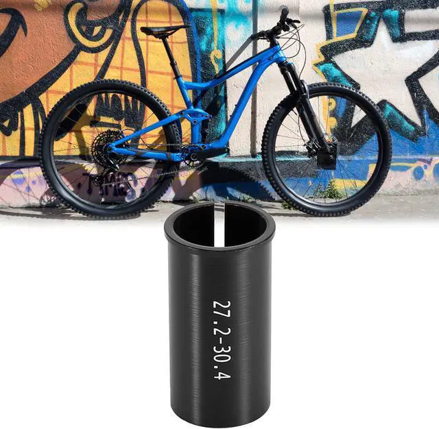 Alt view image 2 of 5 - 27.2 to 30.4mm Bicycle Bike Seat Post Tube Adapter Seatpost Reducing Sleeve Adapter Aluminium Alloy Black