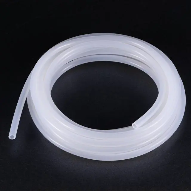 Alt view image 4 of 4 - Silicone Tubing 4mm ID 6mm(1/4") OD 5m Aquarium Pump Air Water Hose with Suction Cups Clips